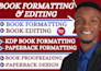do KDP book editing, formatting for publishing, book proofreading, book editor